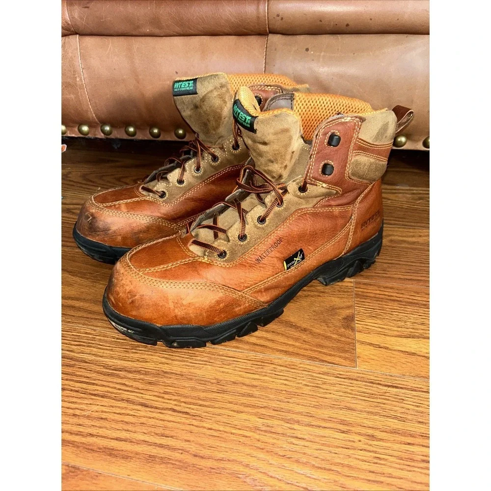 Hytest Boots Mens 14 M Brown 6